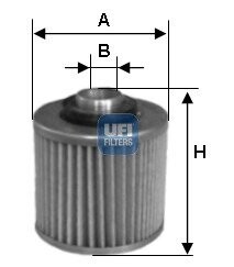 2551400 Масляный фильтр UFI UFI подбор по vin на Brocar