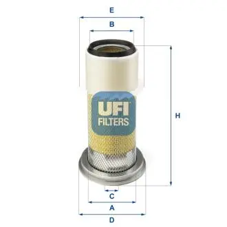 2707800 Воздушный фильтр UFI подбор по vin на Brocar