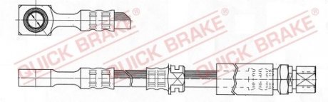 50976 Тормозной шланг QUICK BRAKE підбір по vin на Brocar