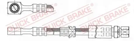 50976 Тормозной шланг QUICK BRAKE подбор по vin на Brocar