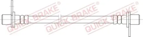 25087 Гальмівний шланг QUICK BRAKE підбір по vin на Brocar