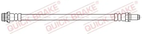 37049 Тормозной шланг QUICK BRAKE подбор по vin на Brocar