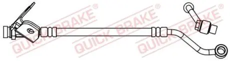 58014X Гальмівний шланг QUICK BRAKE підбір по vin на Brocar