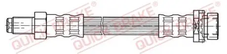 37030 Тормозной шланг QUICK BRAKE підбір по vin на Brocar