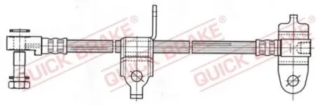 59976X Тормозной шланг QUICK BRAKE підбір по vin на Brocar