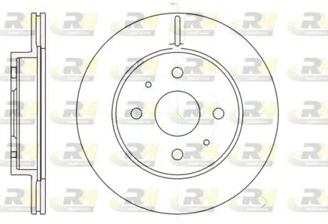 6119010 Гальмівний диск ROADHOUSE підбір по vin на Brocar