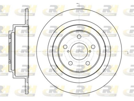 6134300 Гальмівний диск ROADHOUSE підбір по vin на Brocar