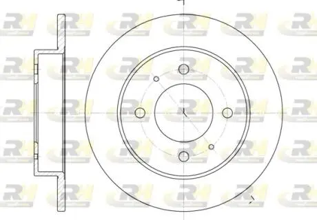 662700 Гальмівний диск ROADHOUSE підбір по vin на Brocar