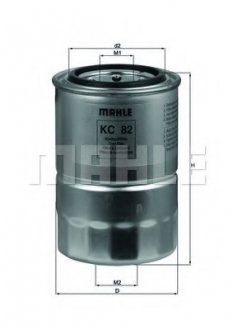 KC82 Топливный фильтр MAHLE / KNECHT подбор по vin на Brocar