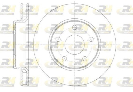 6136710 Тормозной диск ROADHOUSE підбір по vin на Brocar