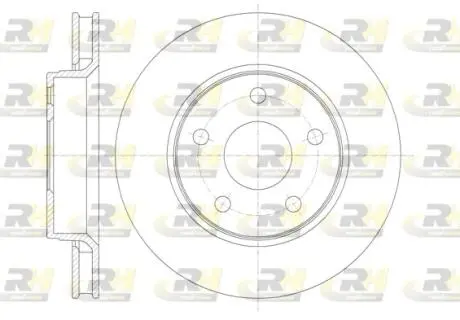 6136710 Тормозной диск ROADHOUSE подбор по vin на Brocar