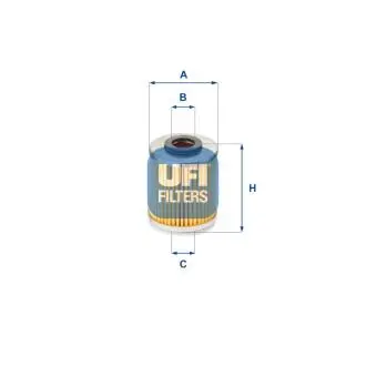 2558700 Масляный фильтр UFI подбор по vin на Brocar