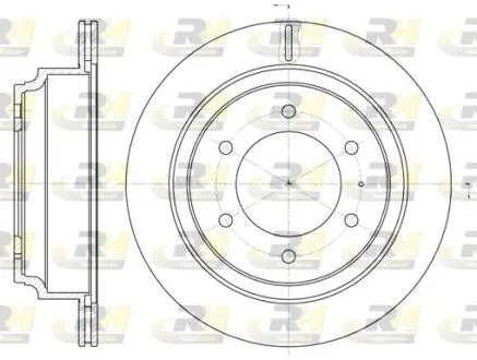 651510 Тормозной диск ROADHOUSE підбір по vin на Brocar