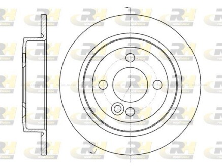 6119500 Гальмівний диск ROADHOUSE підбір по vin на Brocar