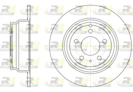 641100 Гальмівний диск ROADHOUSE підбір по vin на Brocar