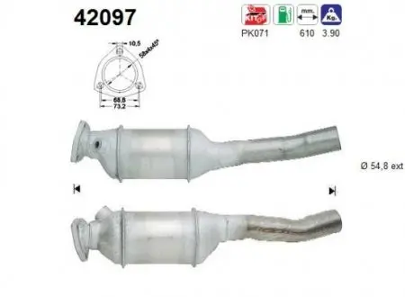 9940867 Каталізатори STARLINE підбір по vin на Brocar