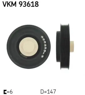 VKM93618 Шків ременя SKF підбір по vin на Brocar