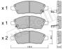 Колодки гальмівні (передні) Nissan Note 1.2/1.5 dCi/1.6/1.8 07- 22-1079-0