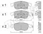 Колодки гальмівні (передні) Fiat 500/Jeep Renegade 14- 22-0817-2