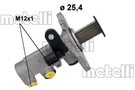 051251 Циліндр гальмівний (головний) Audi A3/Skoda Octavia/Kodiaq/VW Golf/Passat/Tiguan 12- (d=25.4mm) METELLI підбір по vin на Brocar