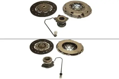 962701CSC Комплект зчеплення Opel Astra H/Vectra C/Zafira 1.9 CDTI 04-15 (d=240mm) (+вижимний) KAWE підбір по vin на Brocar