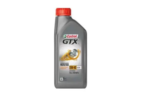 15E62B Олива GTX 5W-40 A3/B4 (1L) CASTROL підбір по vin на Brocar