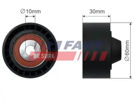 FT44563 NAPINACZ ROZRZADU FIAT FIORINO 07- ROLKA FAST подбор по vin на Brocar