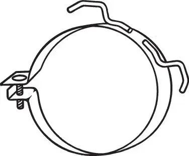 251945 Деталі вихлопної системи BOSAL підбір по vin на Brocar