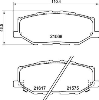 P79040 KLOCKI HAMULCOWE PRZOD BREMBO підбір по vin на Brocar