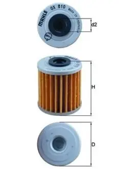 OX810 Оливний фільтр MAHLE / KNECHT підбір по vin на Brocar