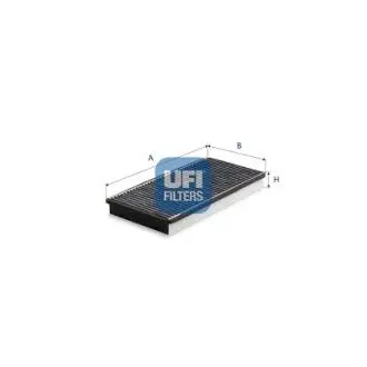 5438900 FILTR KABINOWY WEGLOWY UFI подбор по vin на Brocar