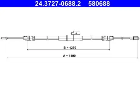 24372706882 LINKA HAM.PRAWA FORD ATE підбір по vin на Brocar