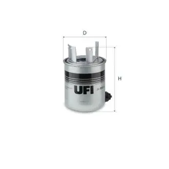 2409506 FILTR PALIWA DIESEL UFI підбір по vin на Brocar