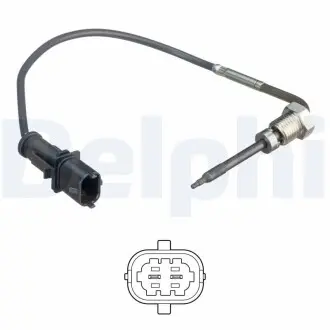 TS30239 CZUJNIK TEMP.SPALIN DELPHI підбір по vin на Brocar