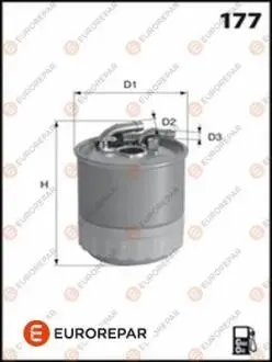 1643630380 E:DIESEL FILTER EUROREPAR підбір по vin на Brocar