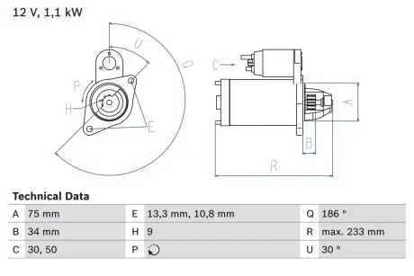 0986025610 ROZRUSZNIK REG. BOSCH підбір по vin на Brocar