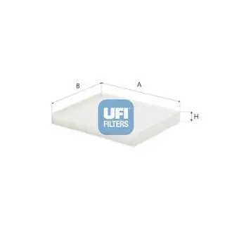 5352400 Фільтр, повітря у салоні UFI подбор по vin на Brocar