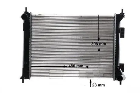 CR2108000S Радіатор, система охолодження двигуна MAHLE / KNECHT підбір по vin на Brocar