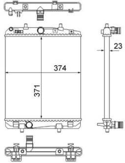 CR2035000S CHLODNICA WODY MAHLE / KNECHT підбір по vin на Brocar