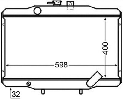 CR141000S CHLODNICA WODY MAHLE / KNECHT підбір по vin на Brocar