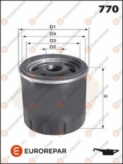 1637765880 E:OIL FILTER EUROREPAR подбор по vin на Brocar