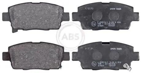 37979 Гальмівні колодки дискові (1 к-т) A.B.S. підбір по vin на Brocar