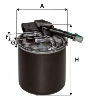 WF8472 Фільтр паливний WIX WIX FILTERS підбір по vin на Brocar