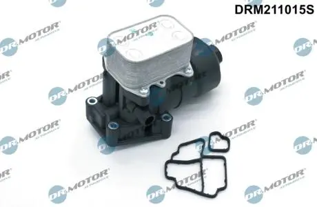 DRM211015S Радіатор масляний з корпусом масляного фільтра DR.MOTOR підбір по vin на Brocar