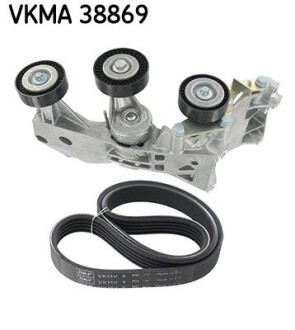 VKMA38869 ZESTAW PASKA WIELOROWK. DB W169/W245 2,0CDI SKF підбір по vin на Brocar