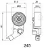 45245 Ролик ремня ГРМ Toyota Corolla verso 2.0 (04-09),Toyota Avensis 2.0 (03-08) (452 JAPKO підбір по vin на Brocar