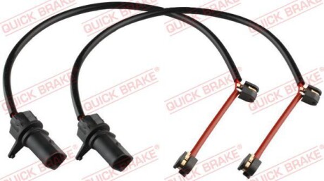 WS0460A Датчик зносу гальмівних колодок (передніх) Porsche Macan 15- (К-кт 2 шт.) QUICK BRAKE підбір по vin на Brocar