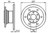 0986478742 Гальмівний диск BOSCH підбір по vin на Brocar