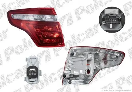 2331881S Ліхтар задній POLCAR підбір по vin на Brocar