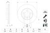 Диск гальм передн. VW Polo 17- 0 986 479 F32